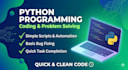 python programming, scripts and coding tasks