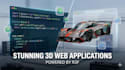 develop a stunning 3d interactive website using threejs and r3f