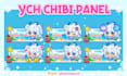 make a ych beach theme twitch panels