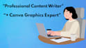 write SEO blog posts and design custom canva graphics