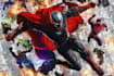 design futuristic superhero character
