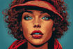 do digital handrawn wpap pop art