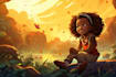 draw whimsical children book illustration