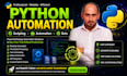 write python script for automation, file processing custom