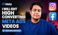 edit high converting meta ads videos for your business