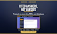 build an ai chatbot trained on your website, pdfs and database