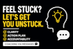 help you overcome procrastination and get clarity through chat coaching