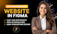 do figma website design, website ui ux design, ui ux design