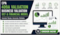 do CPA 409a valuation, business valuation, dcf, financial model