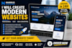 create a modern professional website