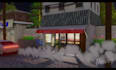 create retro low poly ps1 style 3d environment, ps1 map and indie game assets
