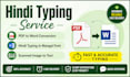 do hindi typing in mangal font and convert PDF to word