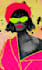 create bold editorial digital collage portraits
