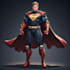 illustrate powerful superhero and villain characters