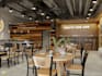 design modern restaurant, cafe or office interior with realistic 3d rendering