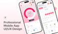 do professional mobile app UI design with figma