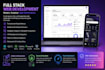 build full stack web application or custom website