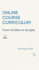 write online course curriculum in 24hrs