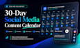 create a custom social media content calendar