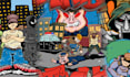 create amazing cartoon illustration for tshirt, merchandise