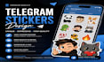 create a telegram sticker for brands