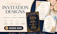 design modern digital invitations for weddings, birthdays, and events