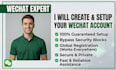 create and setup your wechat account
