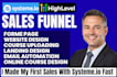 systeme io website design systeme io course setup booking calendar systeme io