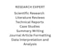 conduct scientific and research writing