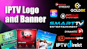 design an iptv logo or ads banner for your website or app