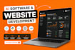 develop ai mobile app, android IOS app, saas app, ai software developer