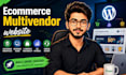 build ecommerce multivendor website, woocommerce website
