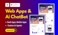 develop ai website, ai web app, ai saas and ai chatbot
