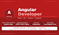 create professional angular website using apis and modern UI
