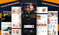 design modern wordpress UI UX website with a clean user experience