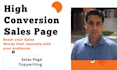 write persuasive sales page copy to maximize conversions