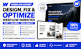 fix webflow issues webflow bug fix redesign webflow website and optimize webflow
