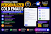 manually send personalized cold emails with HTML templates