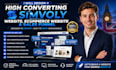 design a high converting simvoly website, ecommerce website and sales funnel