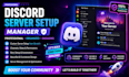 setup professional discord server and gamming  community