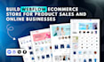 design webflow ecommerce website and online store setup