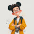 draw disney portrait cartoon character