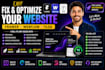 fix framer  tilda webflow website cms responsiveness animation SEO and speed