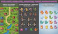 do pixel art assets, character, tileset, animation, sprite sheet, pokemon sprite
