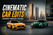 create cinematic car edits with smooth speed ramping