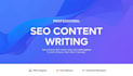 write SEO blog articles and web content
