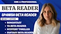 beta read your romance, fantasy thriller, ya beta reader, spanish beta reader