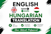 translate engiish to hungarian fast