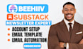 substack setup substack newsletter design podcast setup substack account