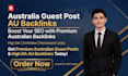 do australian guest post ,australia backlinks on high da au blogs